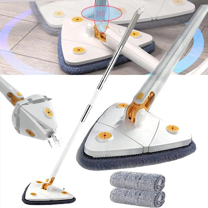 🏷️ HOUSEHOLD ESSENTIAL 🧼 SpinSweep™ 360 Rotating Adjustable Mop – Clean Every Corner Effortlessly!