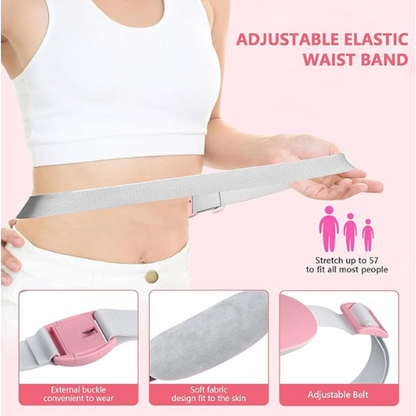 Women’s Menstrual Cramp Relief Belt – Lightweight Heating Pad with 3 Heat Levels, Abdominal Massage, Smart Timing & Portable Rechargeable Design