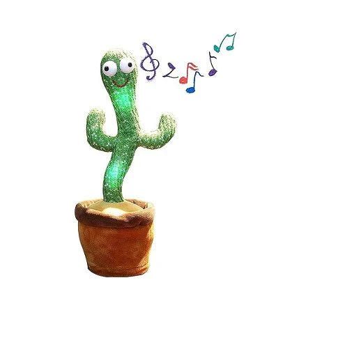 🏷️ TRENDING TOY 🌟 GiggleGroove™ Dancing Cactus – Sings, Repeats & Lights Up Fun!