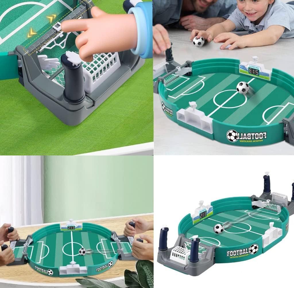 🏷️ [FAMILY FUN HIT ⚽️] KickMaster™ Mini Football Table – Play Anytime, Anywhere!
