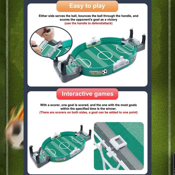🏷️ [FAMILY FUN HIT ⚽️] KickMaster™ Mini Football Table – Play Anytime, Anywhere!