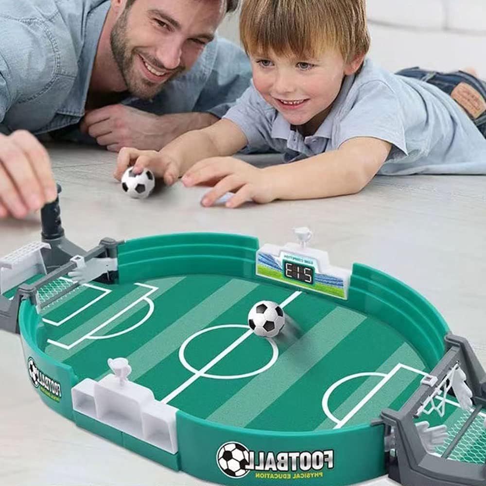 🏷️ [FAMILY FUN HIT ⚽️] KickMaster™ Mini Football Table – Play Anytime, Anywhere!