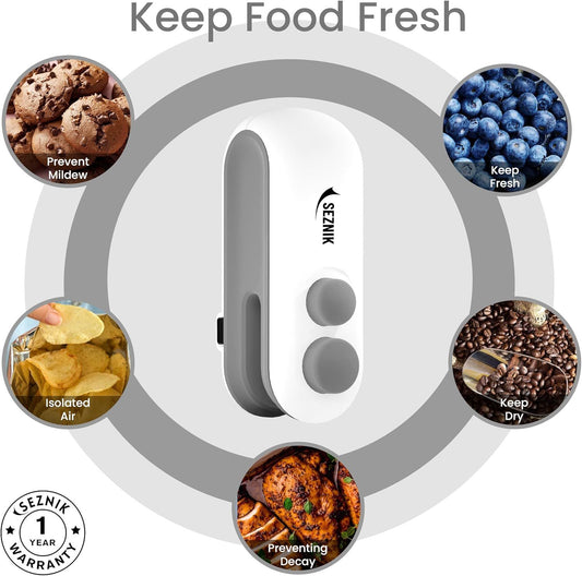 🏷️ BESTSELLER 🔥 SnapSeal™ Mini Heat Sealer – Lock Freshness Anytime, Anywhere!
