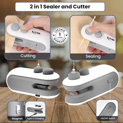 🏷️ BESTSELLER 🔥 SnapSeal™ Mini Heat Sealer – Lock Freshness Anytime, Anywhere!